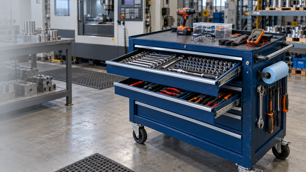 Organized MRO Tool Cart