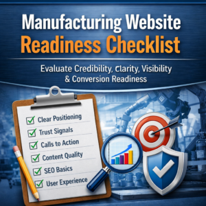 Manufacturers website checklist