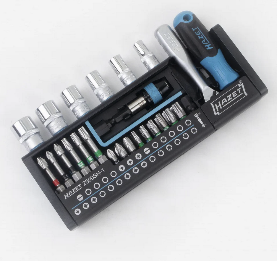 Hazet 2300SH-1 Smartholder 1-4 Socket-Bit Set 39 Pieces