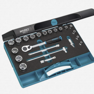 Hazet 880-2 Socket Set with Ratchet - 3/8" Drive