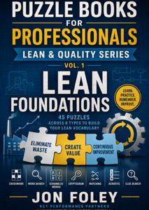 Puzzle Books for Professionals - Lean Foundations