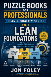 Puzzle Books for Professionals - Lean Foundations