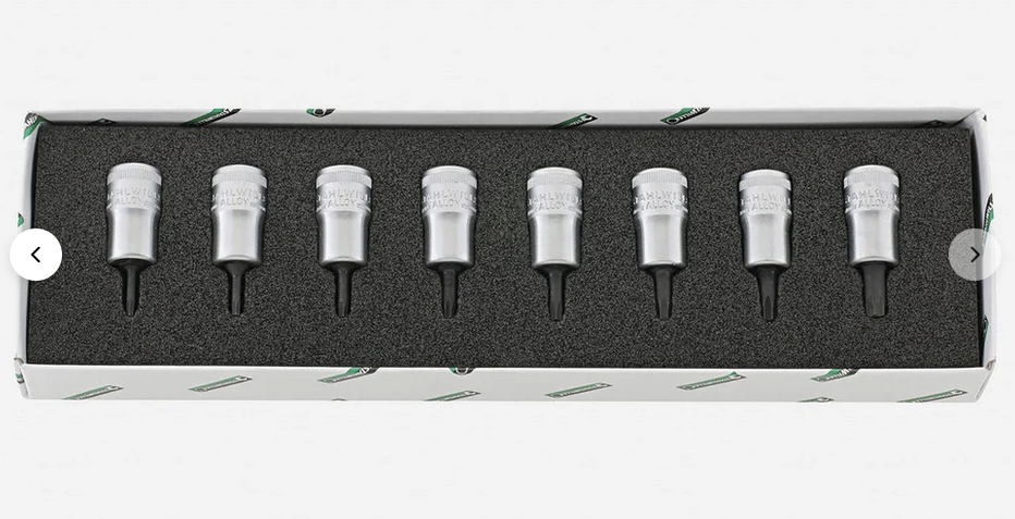 Stahlwille 49TX/8 Internal TORX® Socket Set,