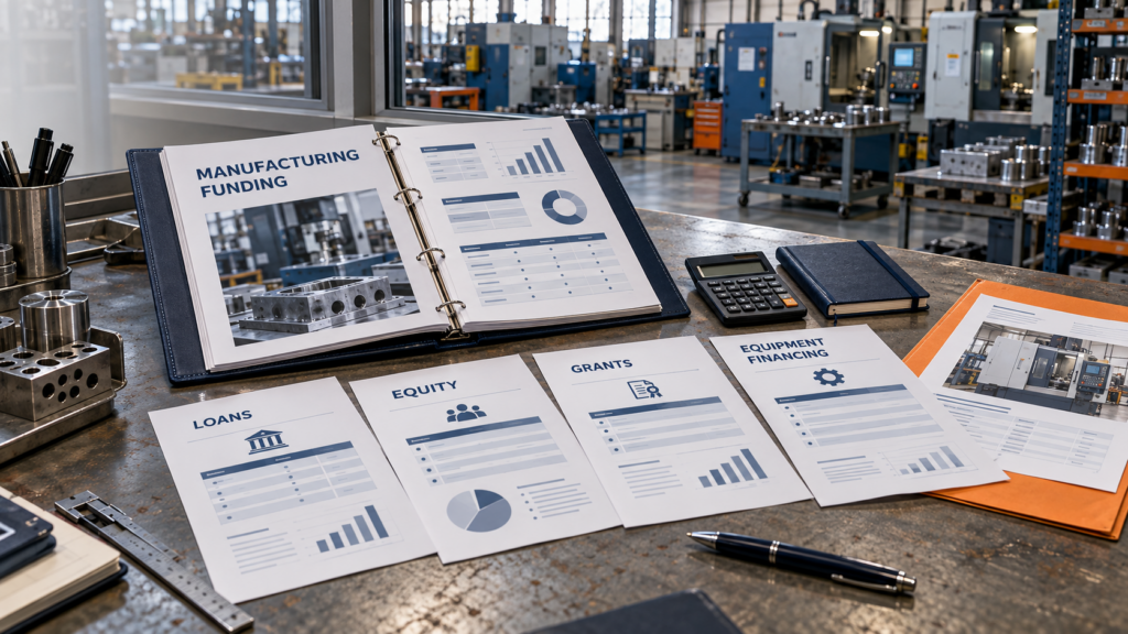 Your Quick Guide to Funding Your Manufacturing Business: Comparing Loans, Equity, Grants, and More