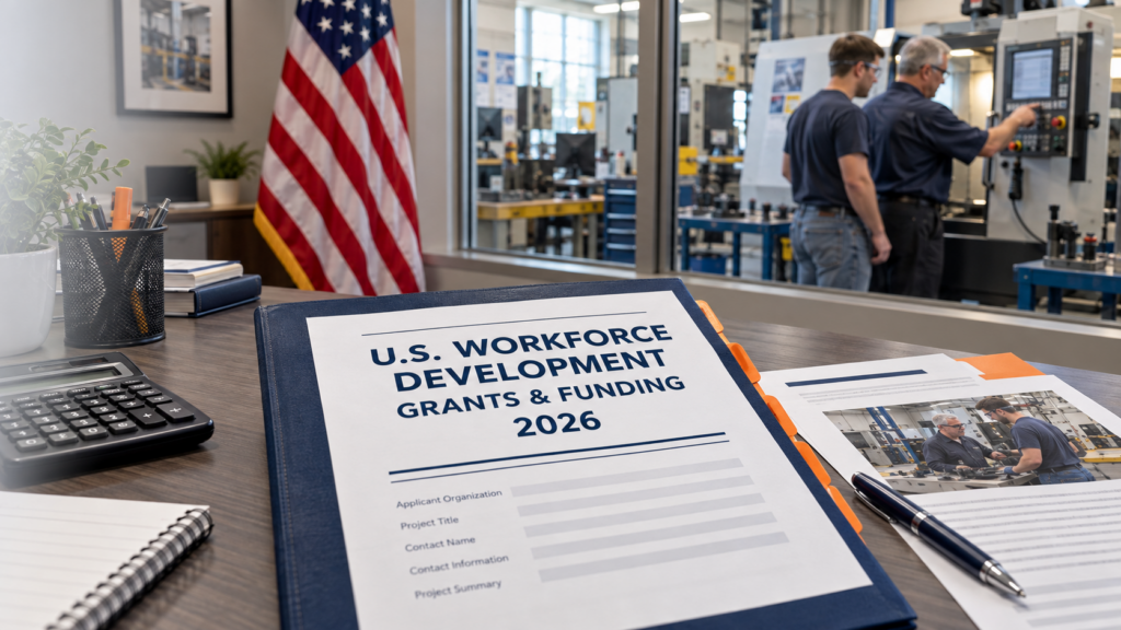 Workforce Development Grants and Funding Opportunities for Manufacturers in 2026